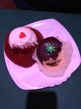 Vanilla & Chocolate. Red Velvet. The most amazing cupcakes we've ever had in our lives. 
